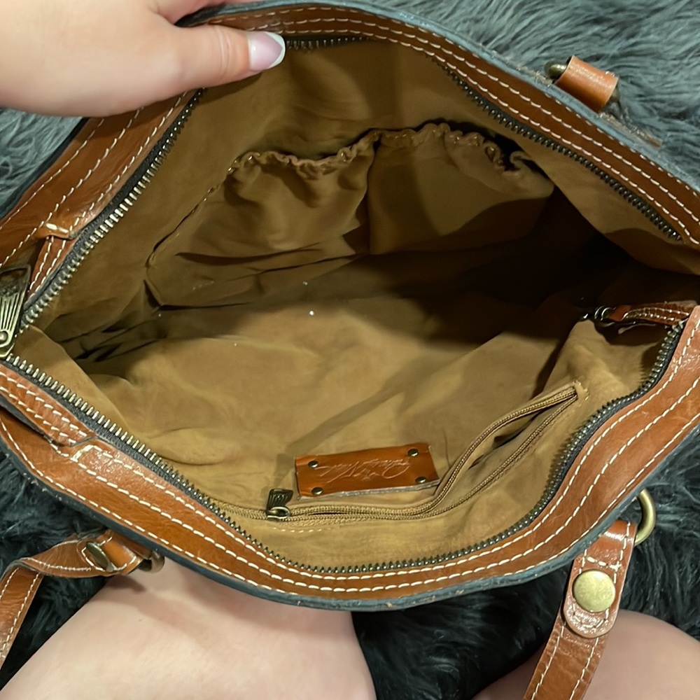 Patricia Nash Poppy Leather 👜 - Picture 4 of 10
